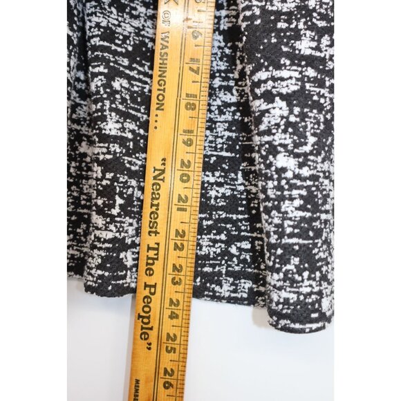 Karl Lagerfeld Paris Textured Flared Skirt Womens Sz 6 Office Siren Corpcore - Picture 11 of 11